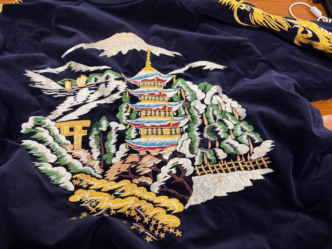 ウエアハウス　スカジャン　別珍紺　42