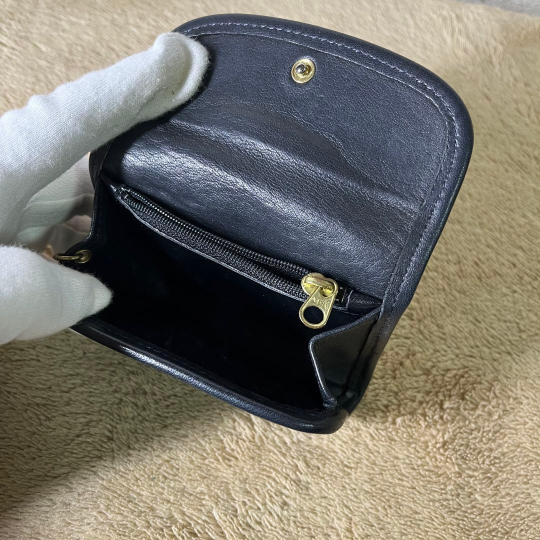 オールドコーチ OLD COACH レザー ケース 小銭入れ ブラック