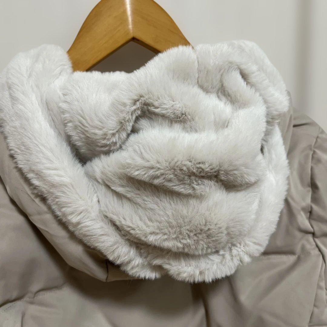 ルクールブラン ダウンジャケット ファーフードショートダウン 40 新品