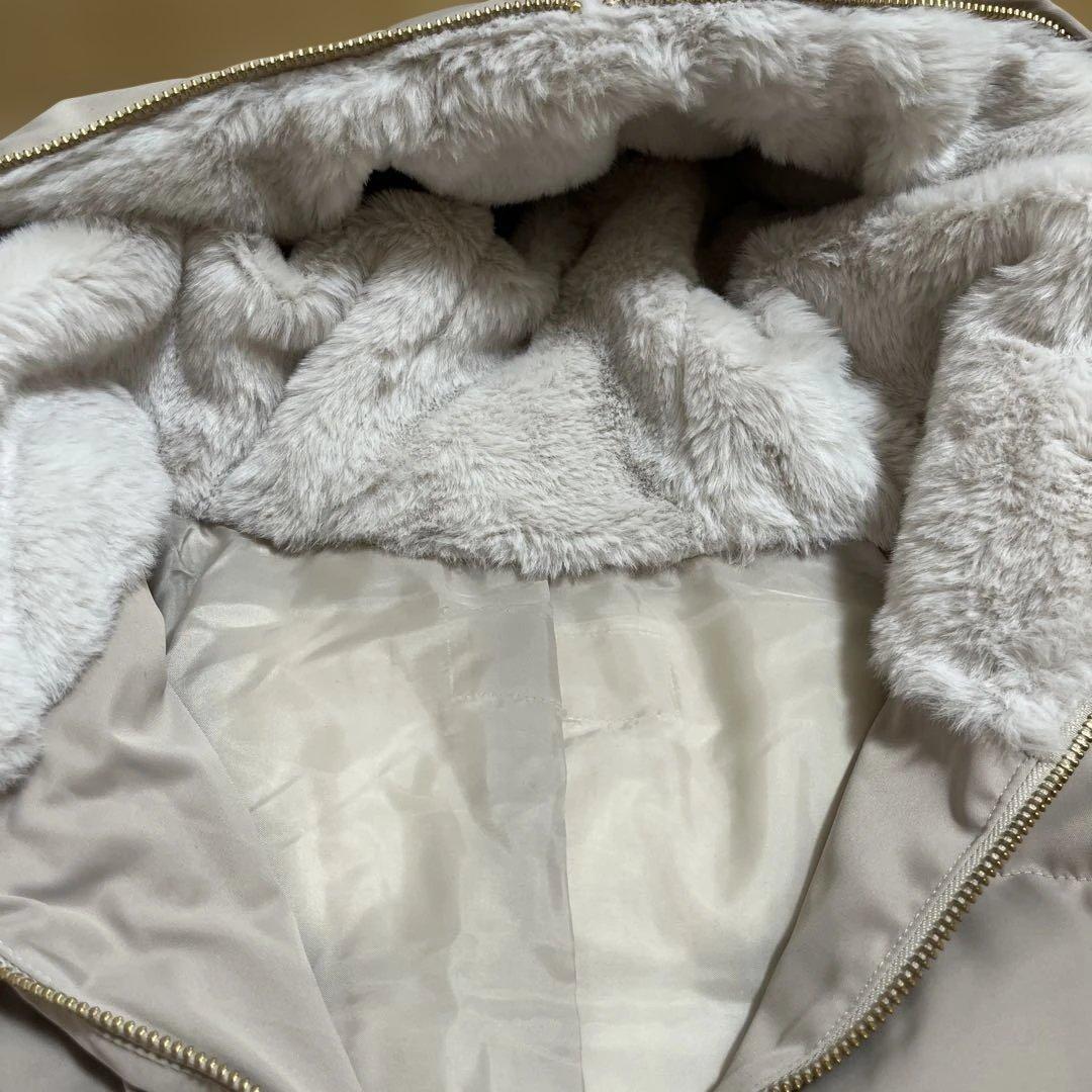 ルクールブラン ダウンジャケット ファーフードショートダウン 40 新品