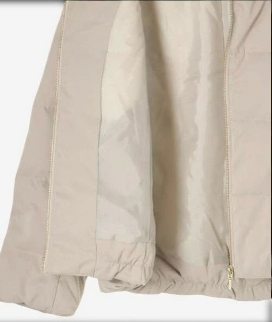 ルクールブラン ダウンジャケット ファーフードショートダウン 40 新品