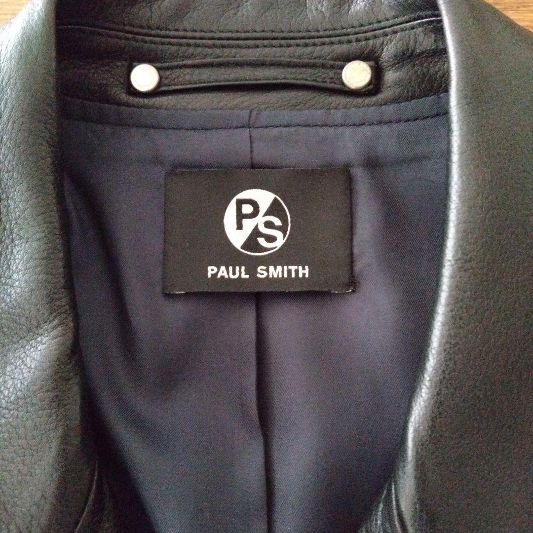 PAUL SMITH ポール・スミス　レザー　ダブルライダースジャケット