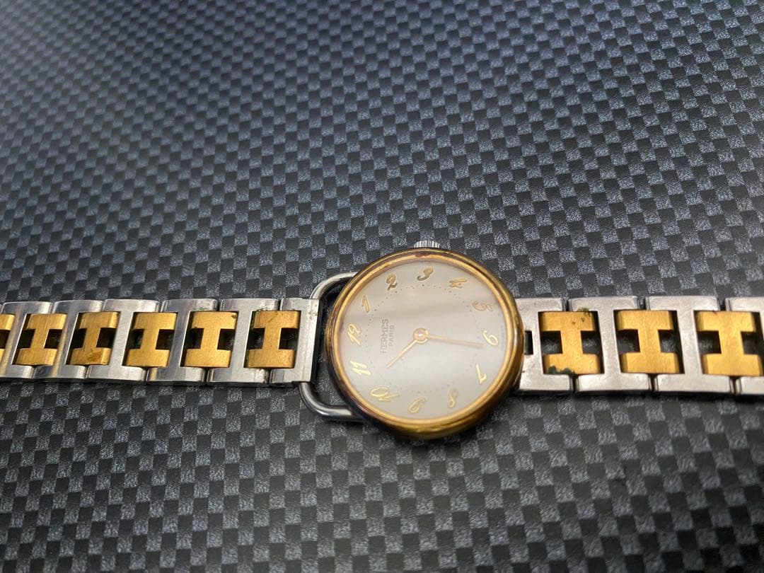 HERMES エルメス アルソー 腕時計 不動 ジャンク 箱付き