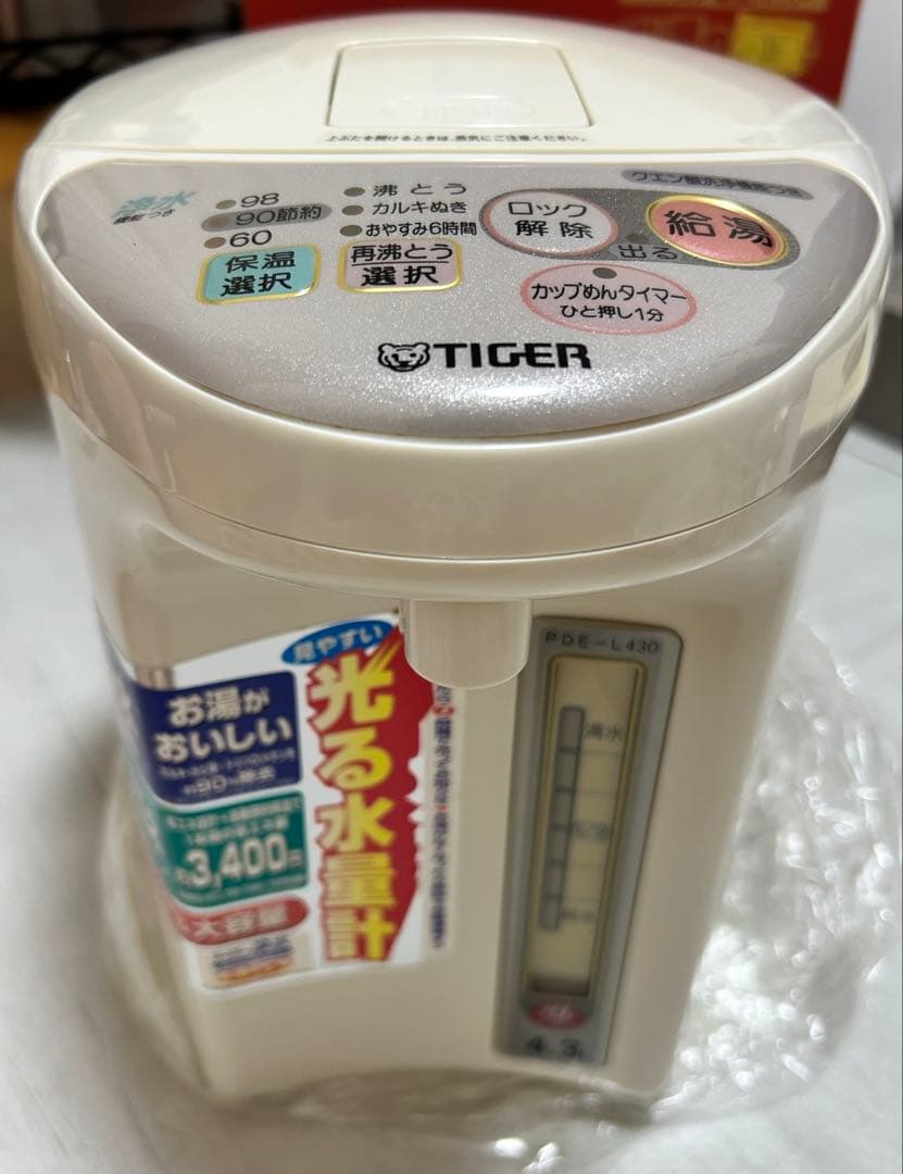TIGER 電気ポット PDE-L430 4.3L