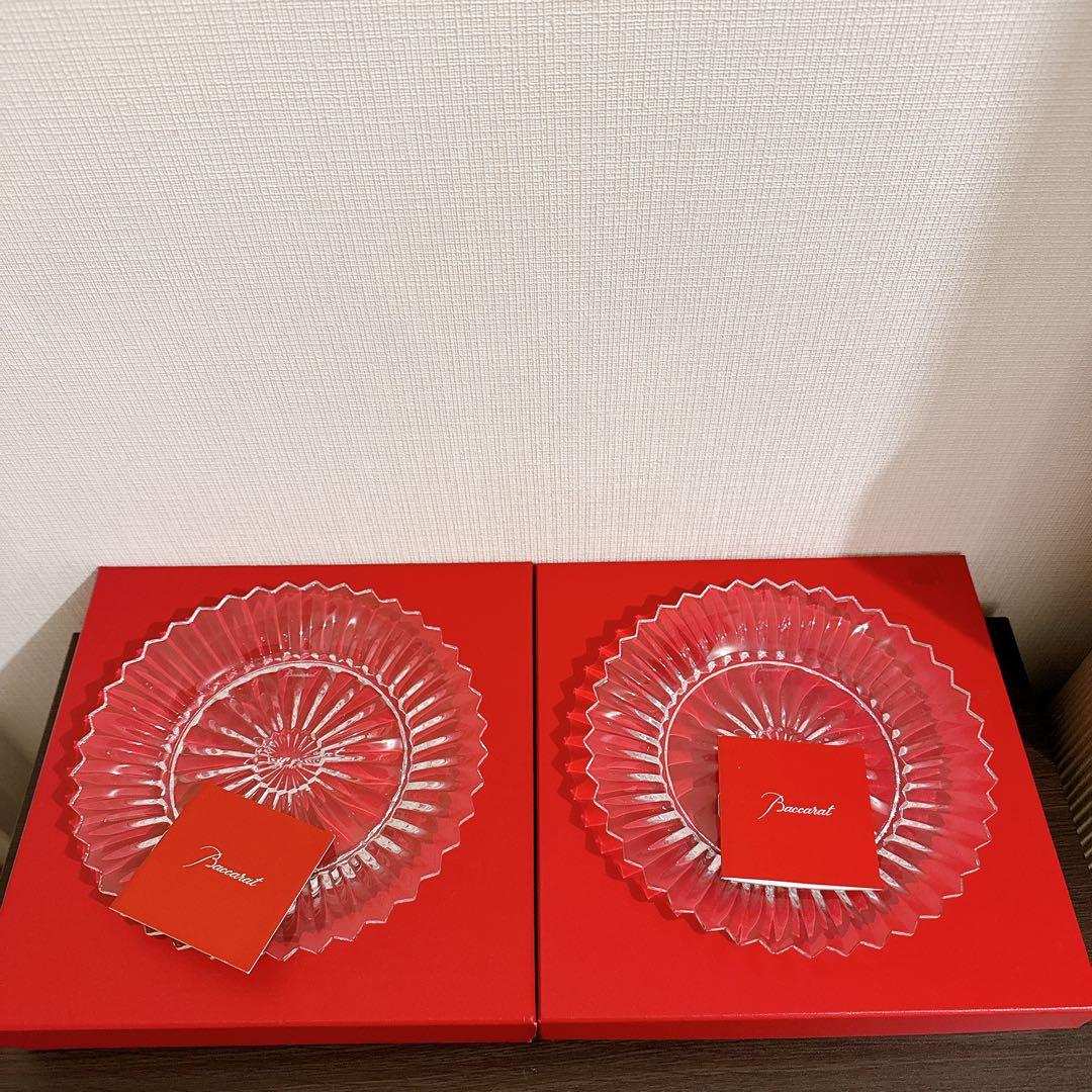 バカラ　ミルニュイ　プレート　21cm　2枚セット