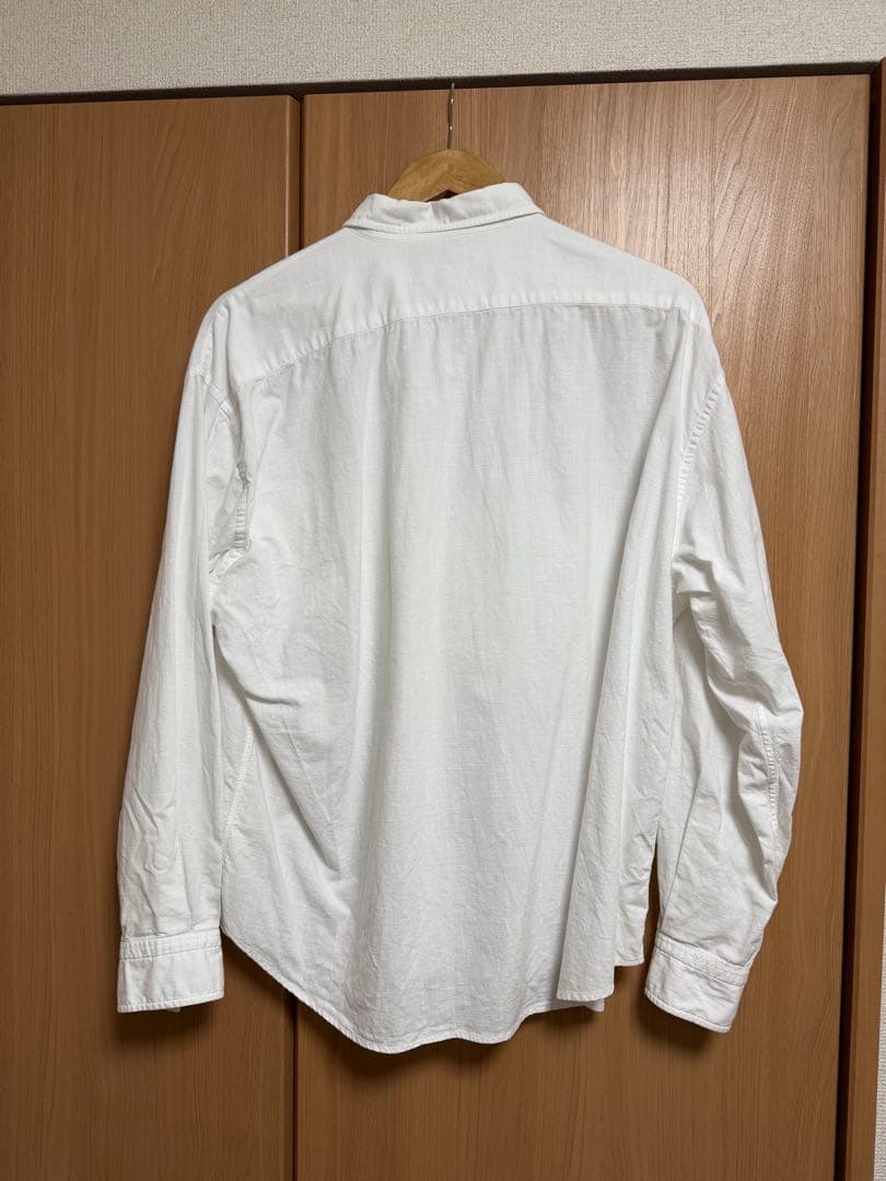 Porter Classic roll up shirts M 無地　白