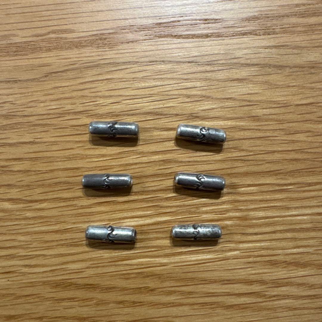 アリゾナフリーダム シルバー唐草ビーズpa-25f 6個セット