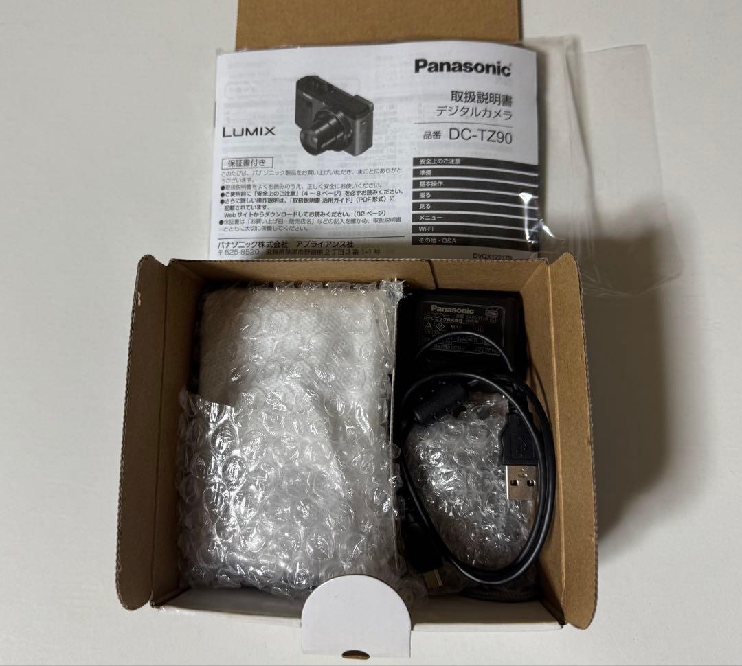 Panasonic LUMIX DC-TZ90 デジタルカメラ 4K
