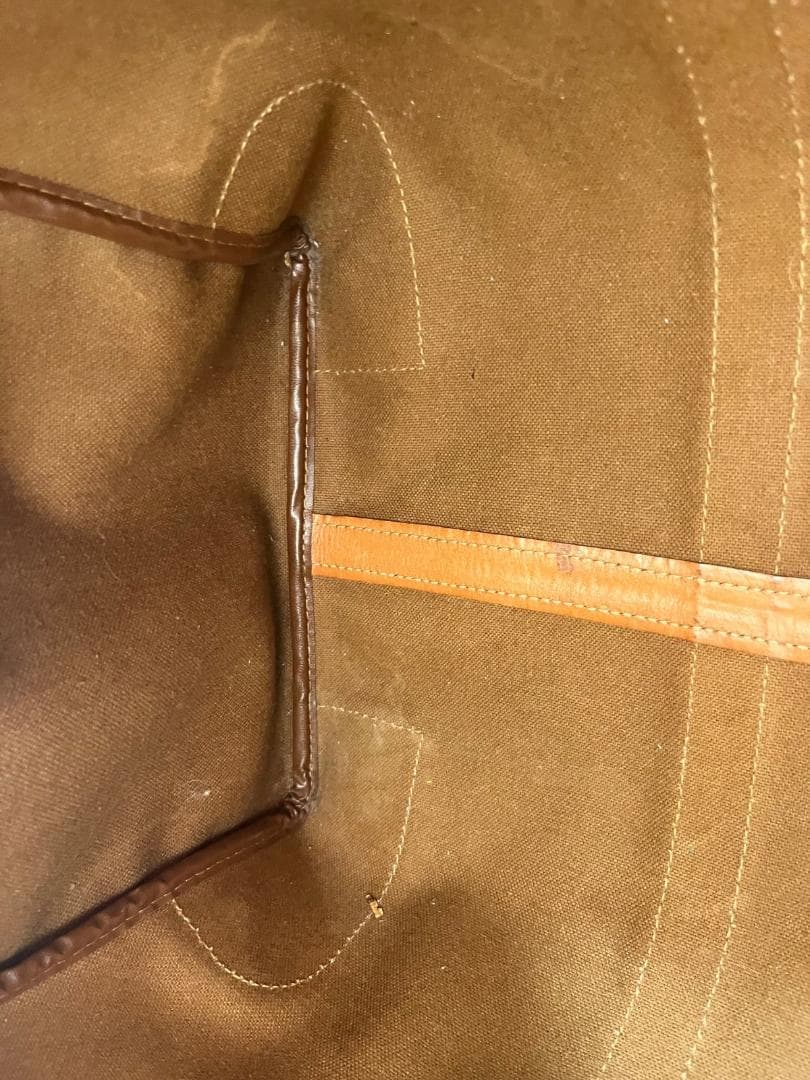 15962✨良品✨セリーヌ ボストンバッグ マカダム柄 大容量 旅行カバン