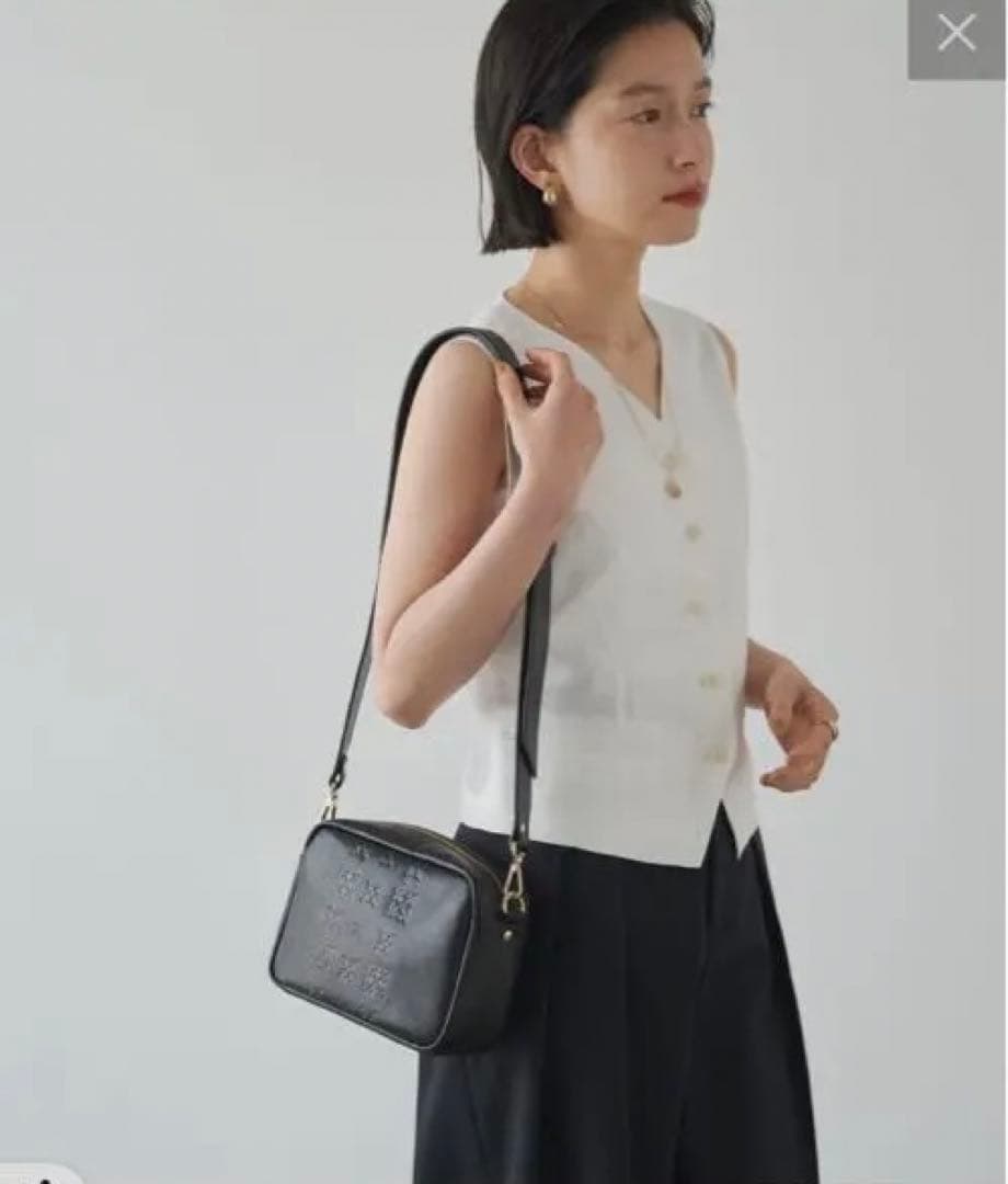 レザーミニショルダーバッグ russet