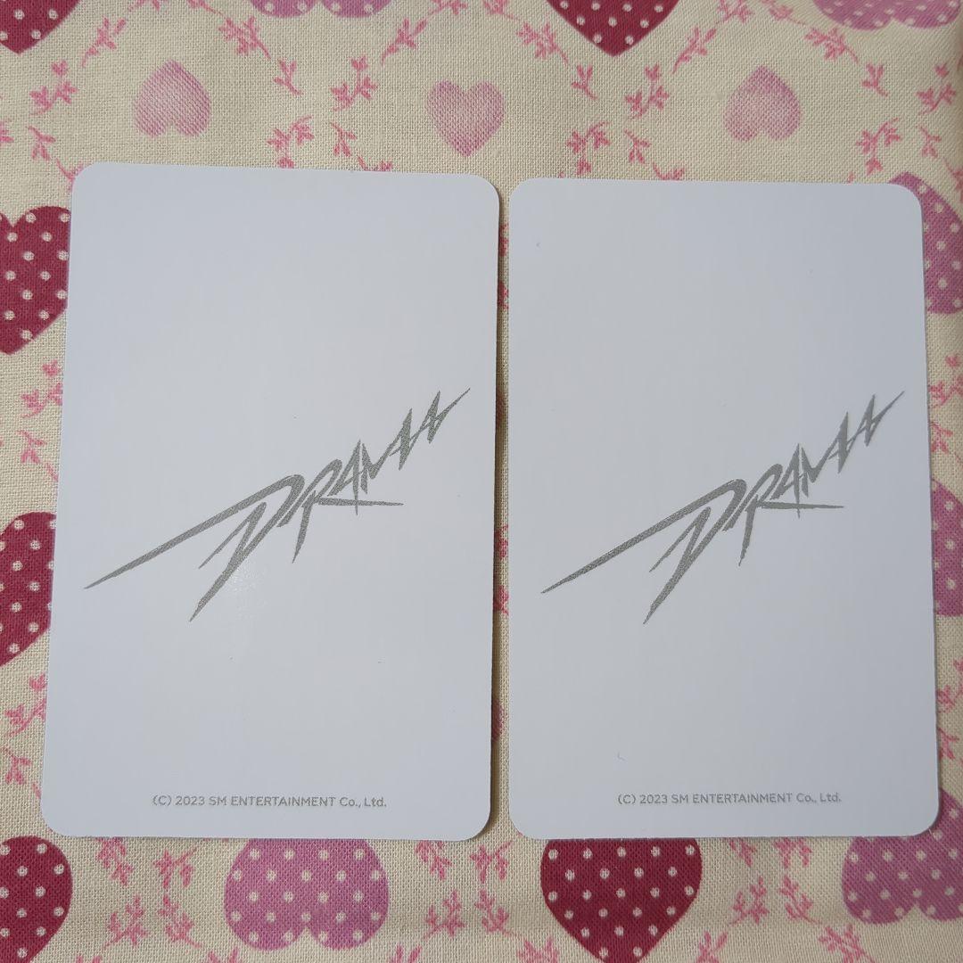 ニンニン　トレカ　aespa公式　DRAMA　popup　購入者特典　匿名配送