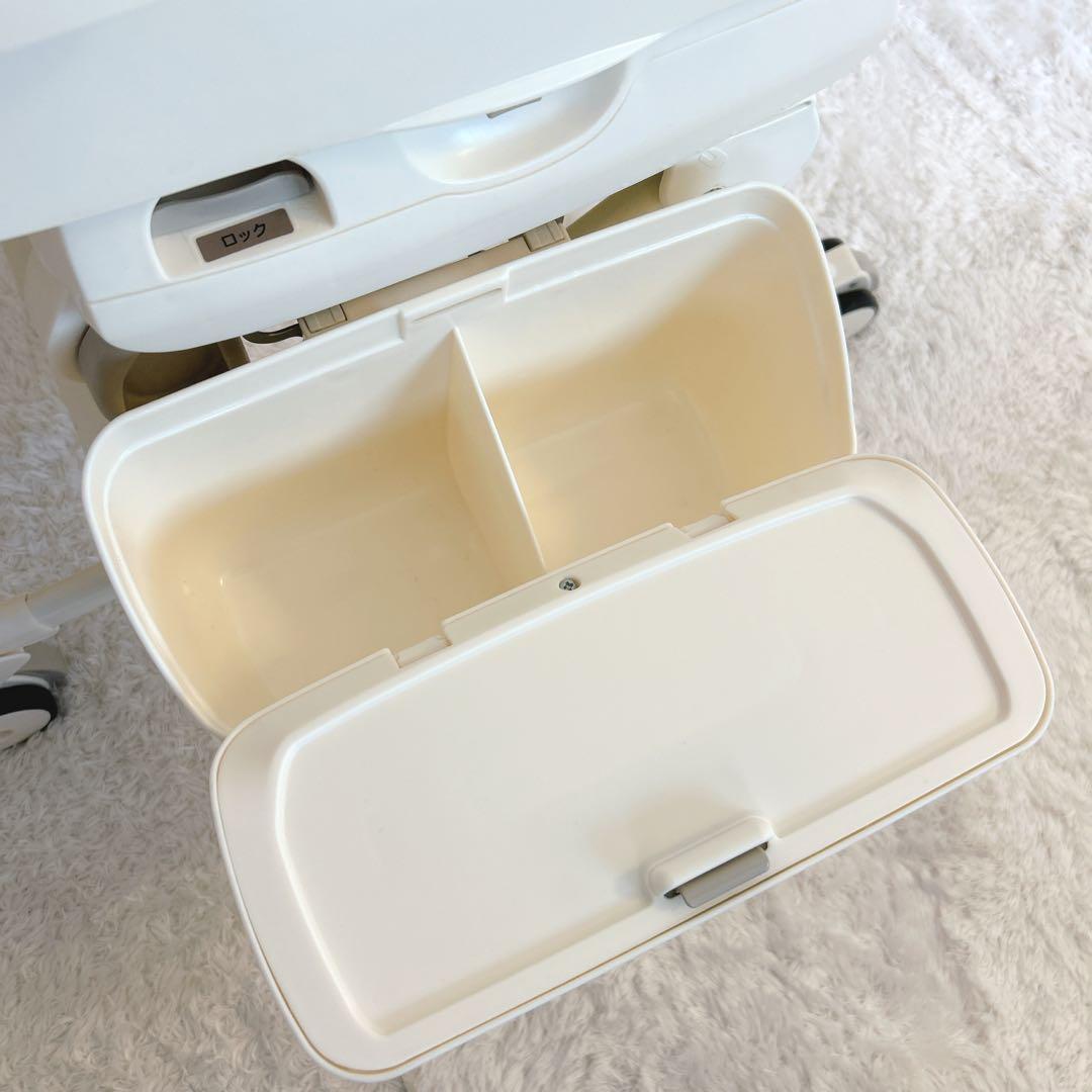 【美品】コンビ ネムリラ オートスウイング 収納BOX付 ココアブラウン