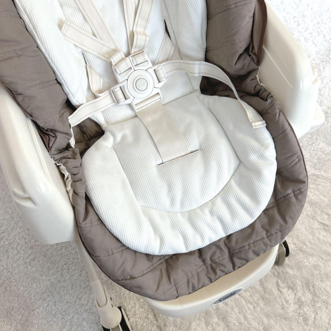 【美品】コンビ ネムリラ オートスウイング 収納BOX付 ココアブラウン