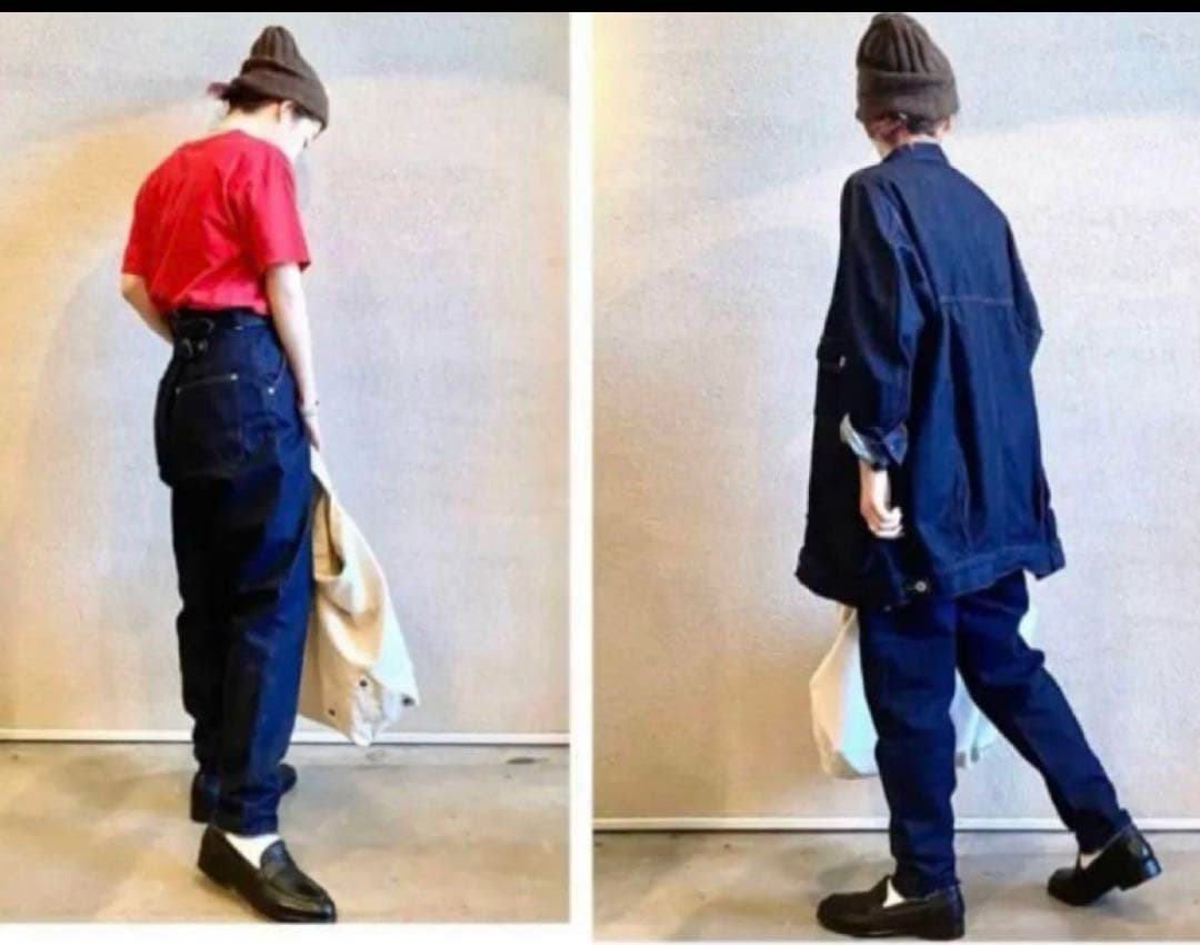 ジャーナルスタンダードラックス10OZデニムワークサルエルパンツ