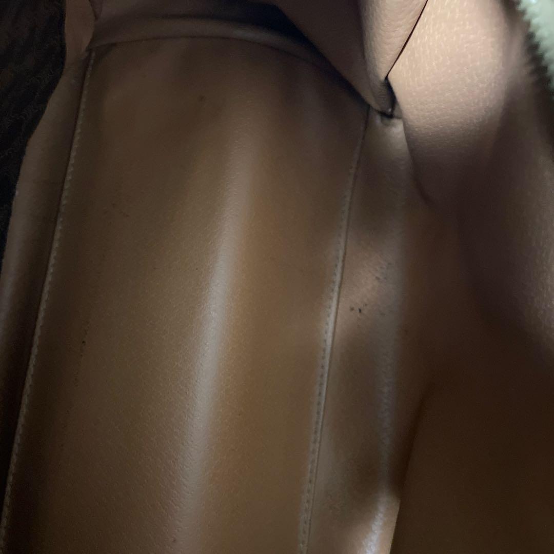 CELINE ミニボストンバッグ ブラウンレザー