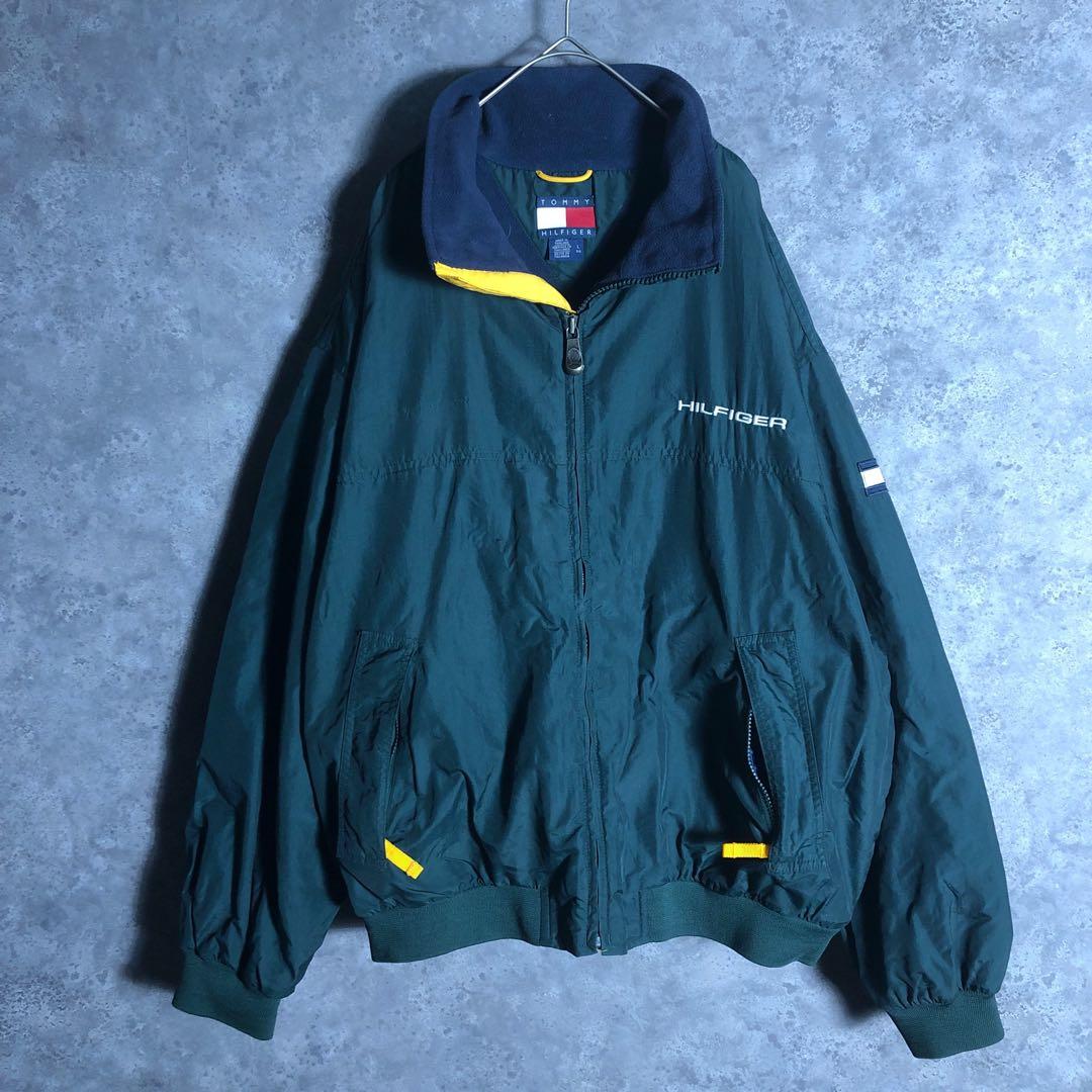   ナイロンジャケット リバーシブル 90s 刺繍