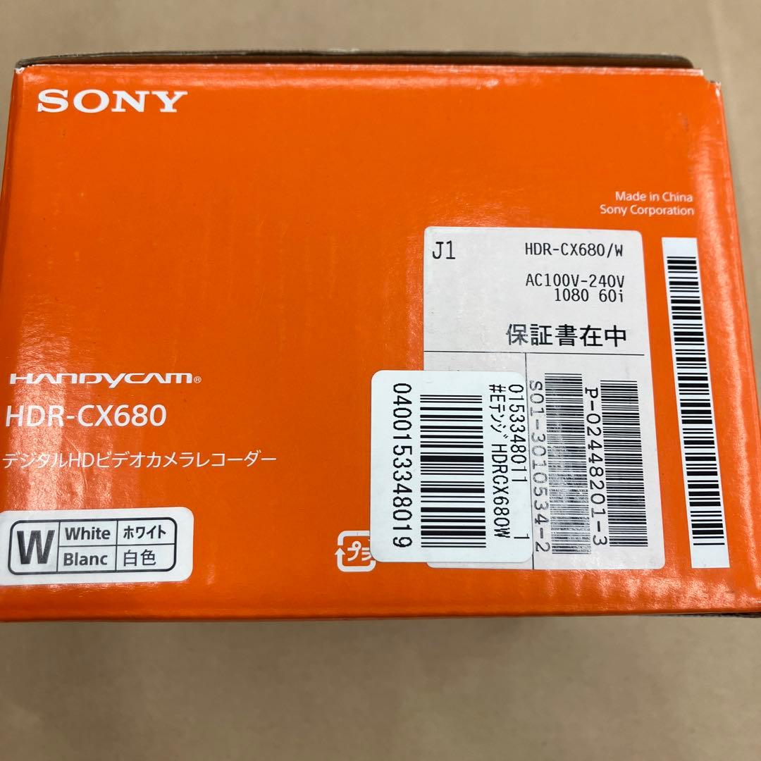 SONY デジタルHDビデオカメラレコーダー HDR-CX680/W
