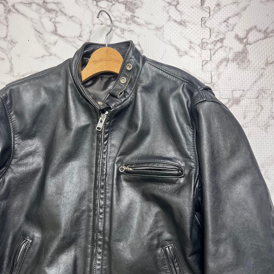 k*a様 奇跡の42size✨【米国製】schott シングルライダース 641