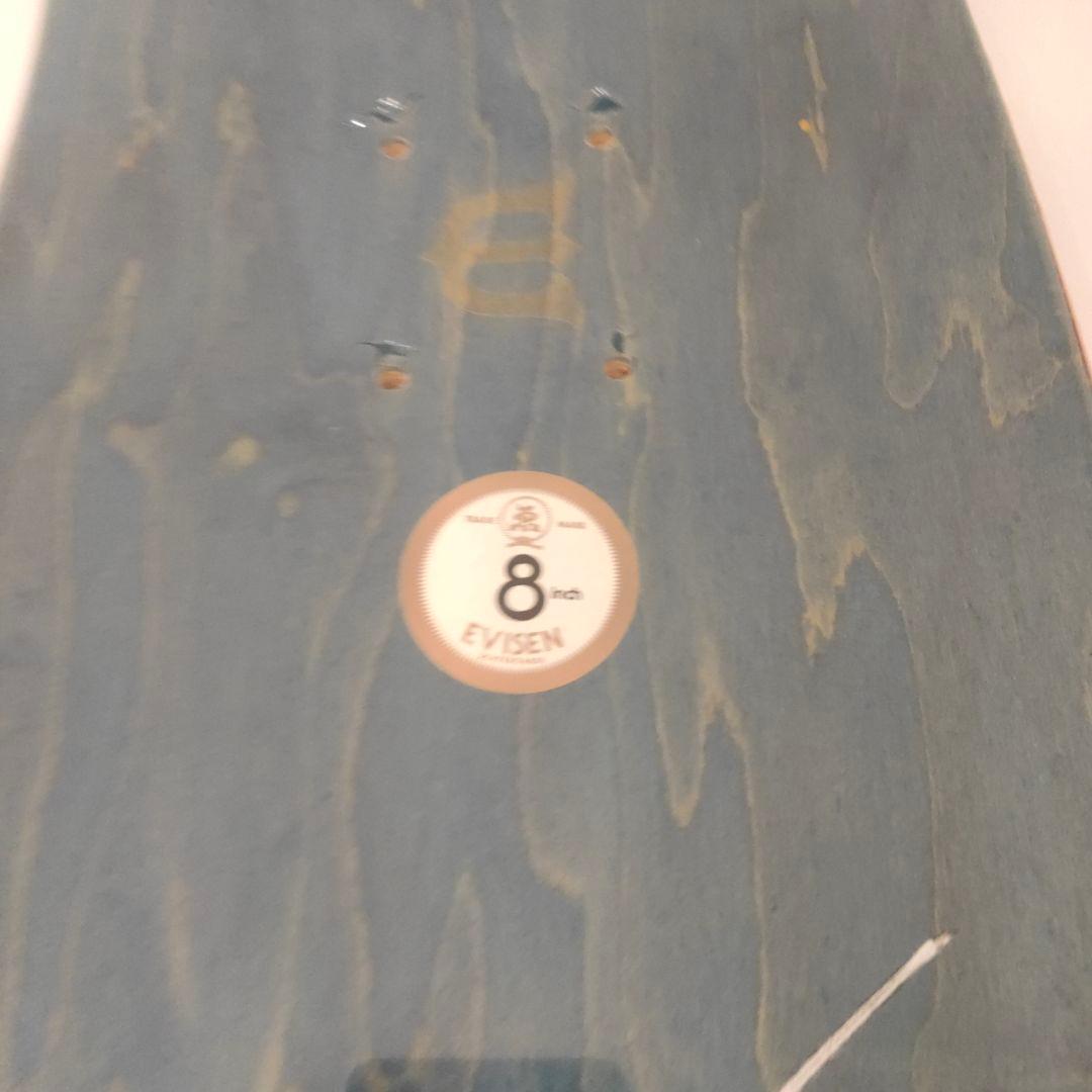 62□Evisen skateboardsデッキ8inch MY0320-3