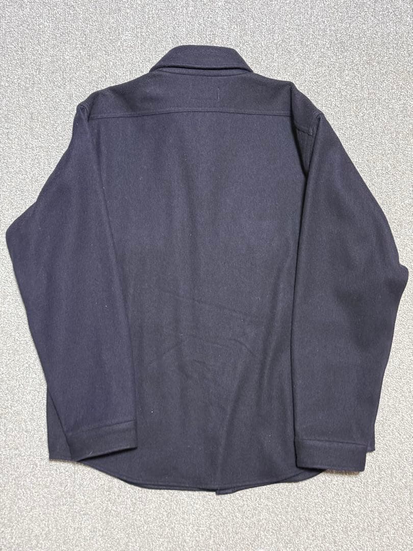 YAECA LIKE WEAR C.P.O SHIRT ネイビー 38