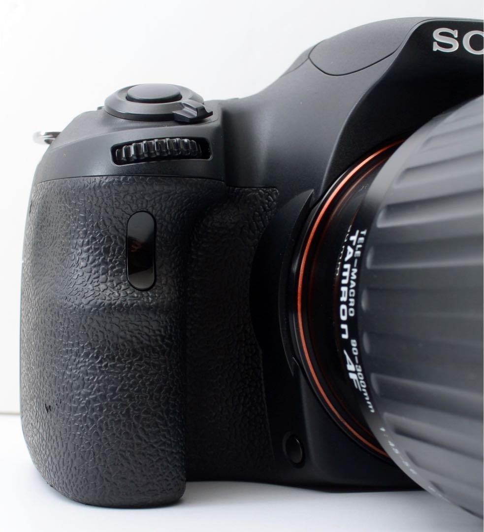 S数約2620回！SONY α58★トリプルレンズ★転送★カメラバック付き