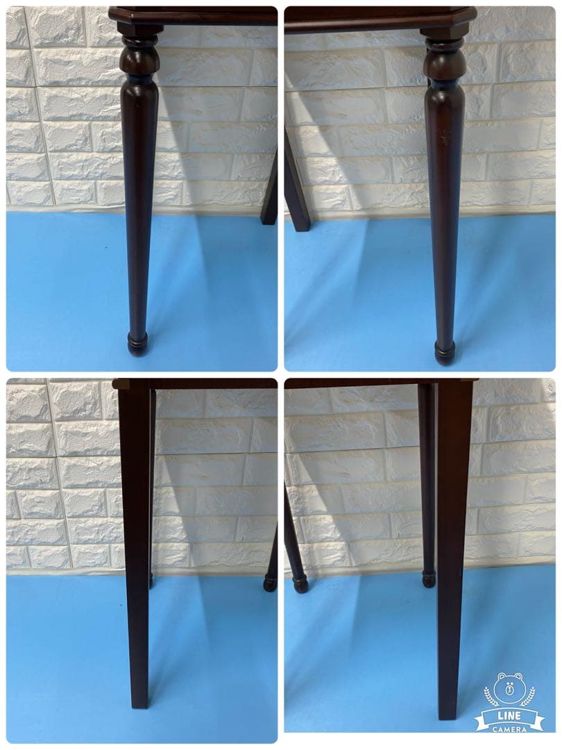 【マルニ木工】KENT COURT アンティーク 電話台 飾り棚【Maruni】