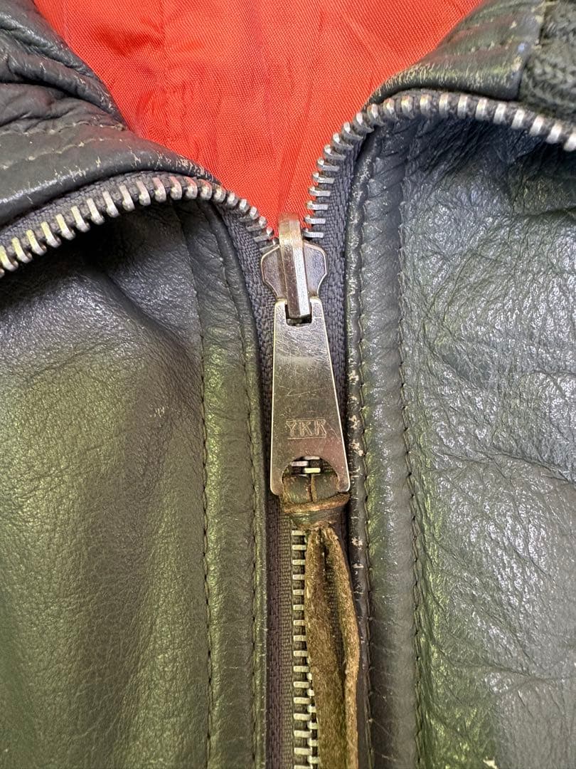 80s ドイツ軍 フライト レザー ジャケット