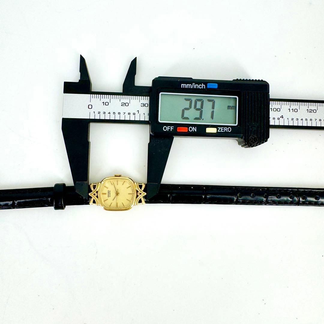 【希少/新品電池】SEIKO スクエア ゴールド レディース腕時計