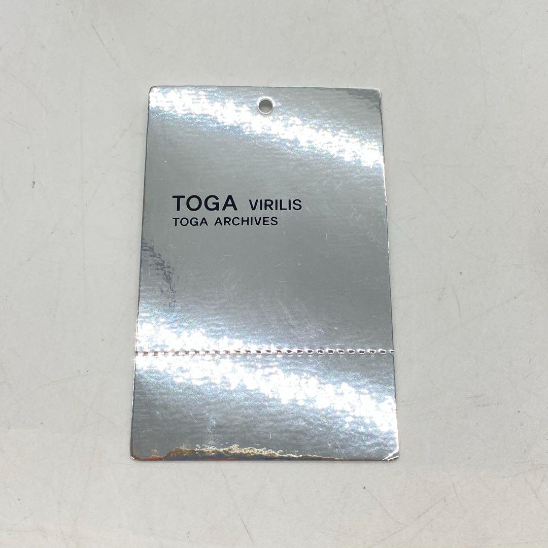 新品未使用タグ付き　TOGA VIRILIS トーガ　メタルベルド　ブラウン
