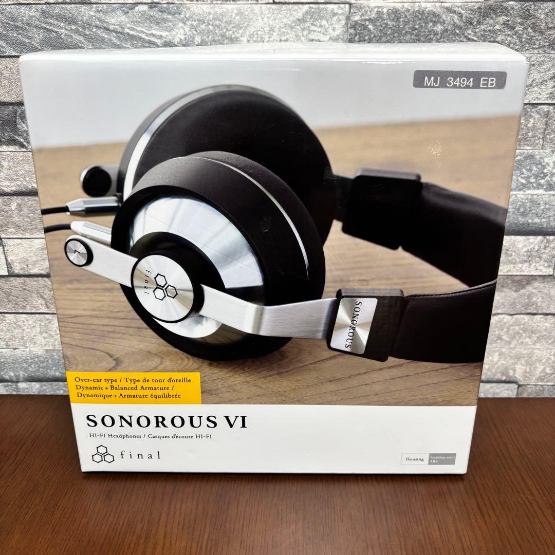 SONOROUS VI FI-SO6BD3 希少 廃盤 final ヘッドホン