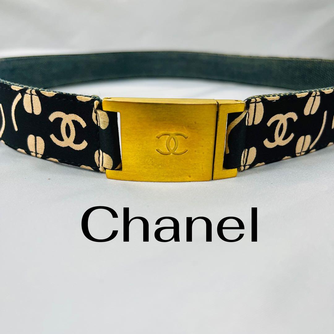CHANEL シャネル　ロゴ入り ワンピースベルト