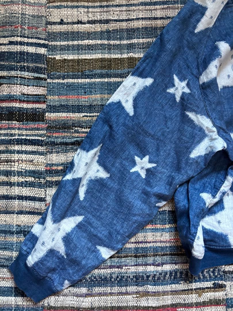 kapital キャピタル　星絣　星柄　リネン　ジャケット