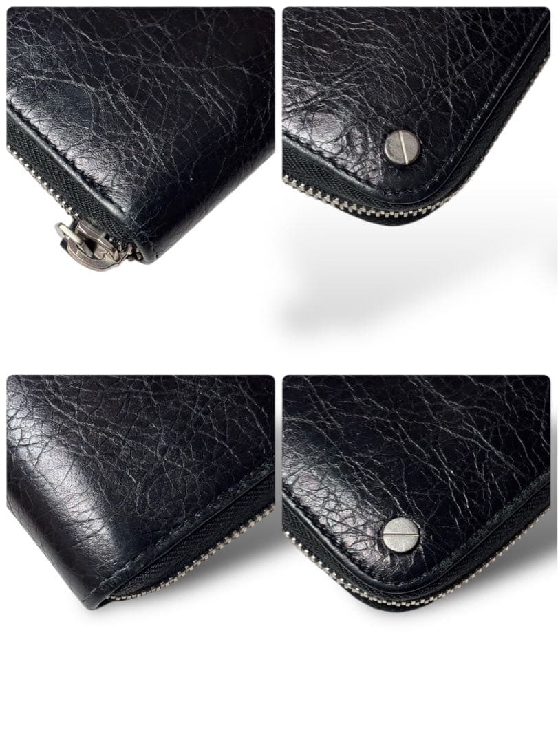 完売品★BALENCIAGA CASH Bifold Black 長財布　黒