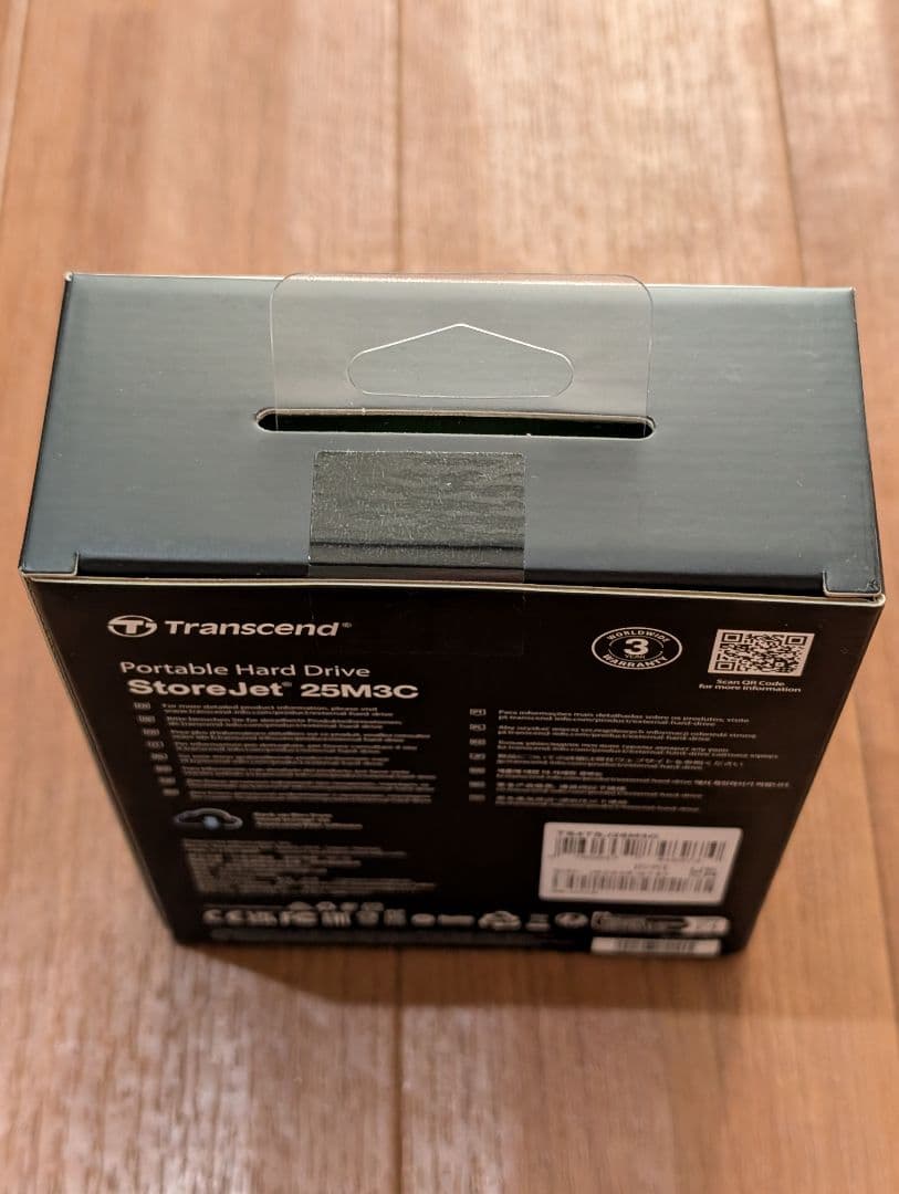 Transcend ポータブルHDD 4TB 耐衝撃