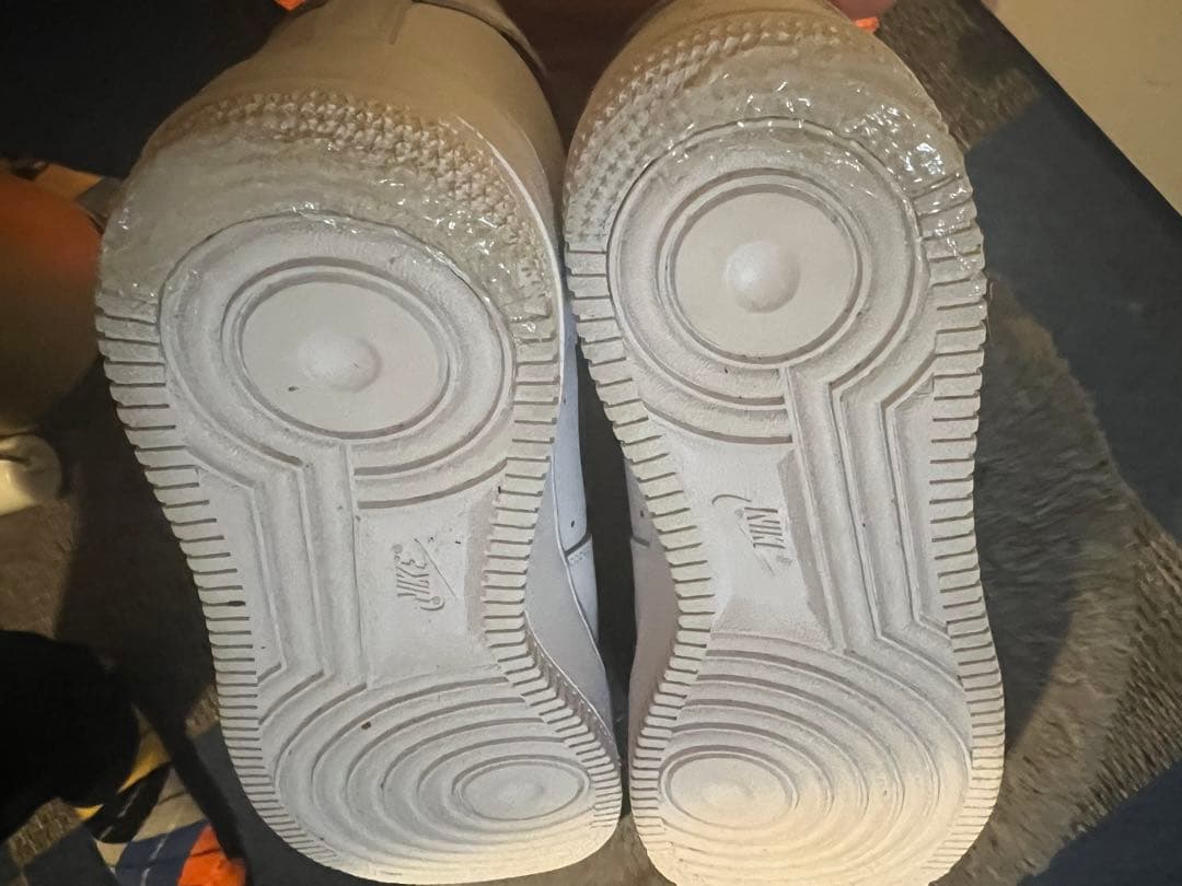 靴 Supreme Air Force 1 White/Black US10.5