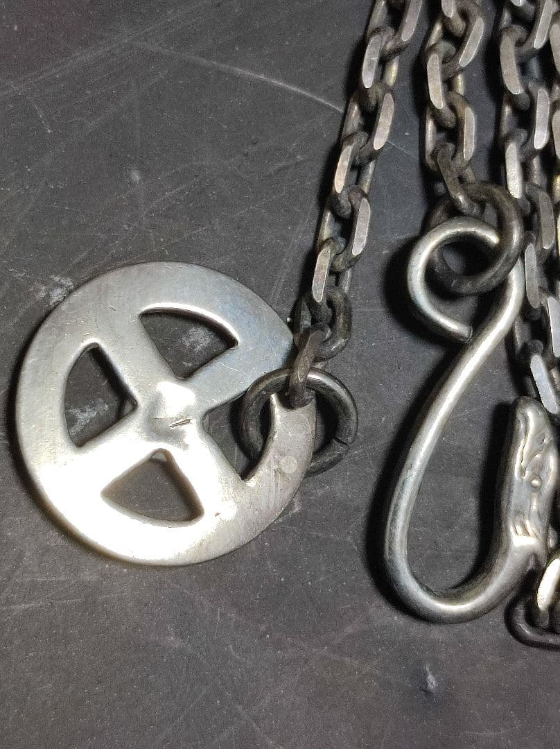 ゴローズgoro's　金付きメディスンホイール＆イーグルフック＆細角チェーン