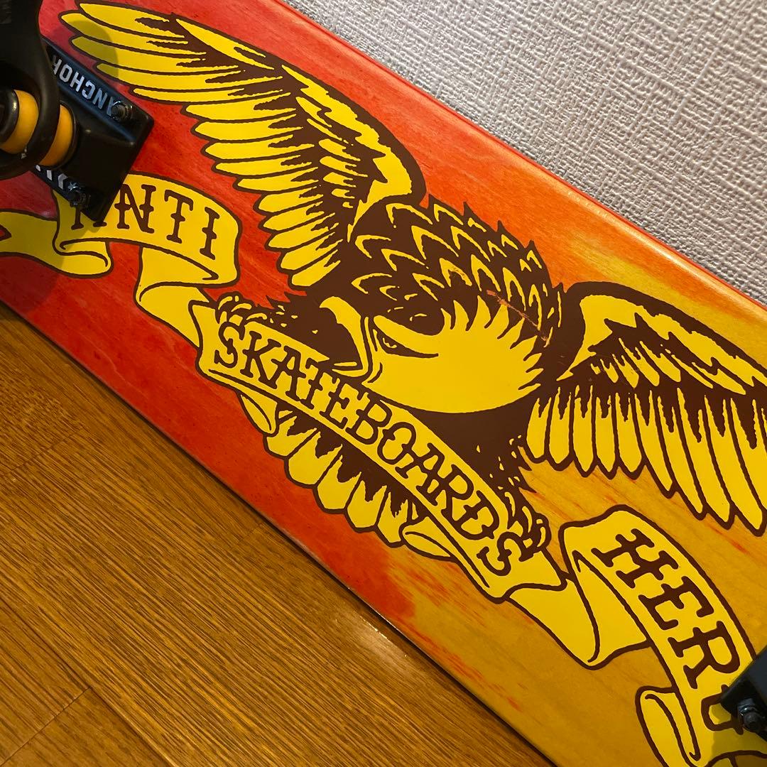 子供用　アンチヒーロー　スケートボード　コンプリート　7.3 ミニ