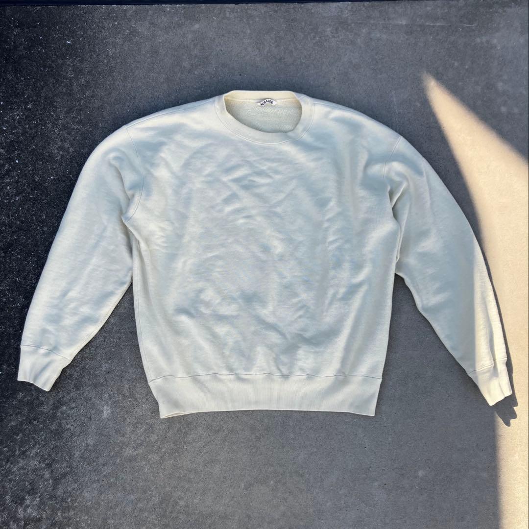 Auralee SWEAT HEAVY BD SWEAT P/O サイズ3