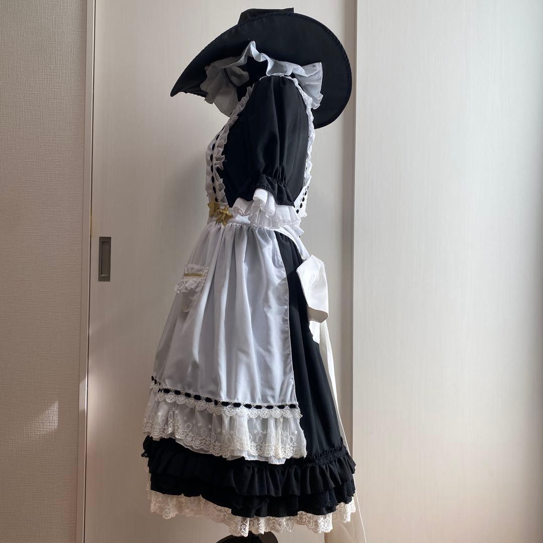 東方Project 霧雨魔理沙 コスプレ 衣装+ウィッグセット