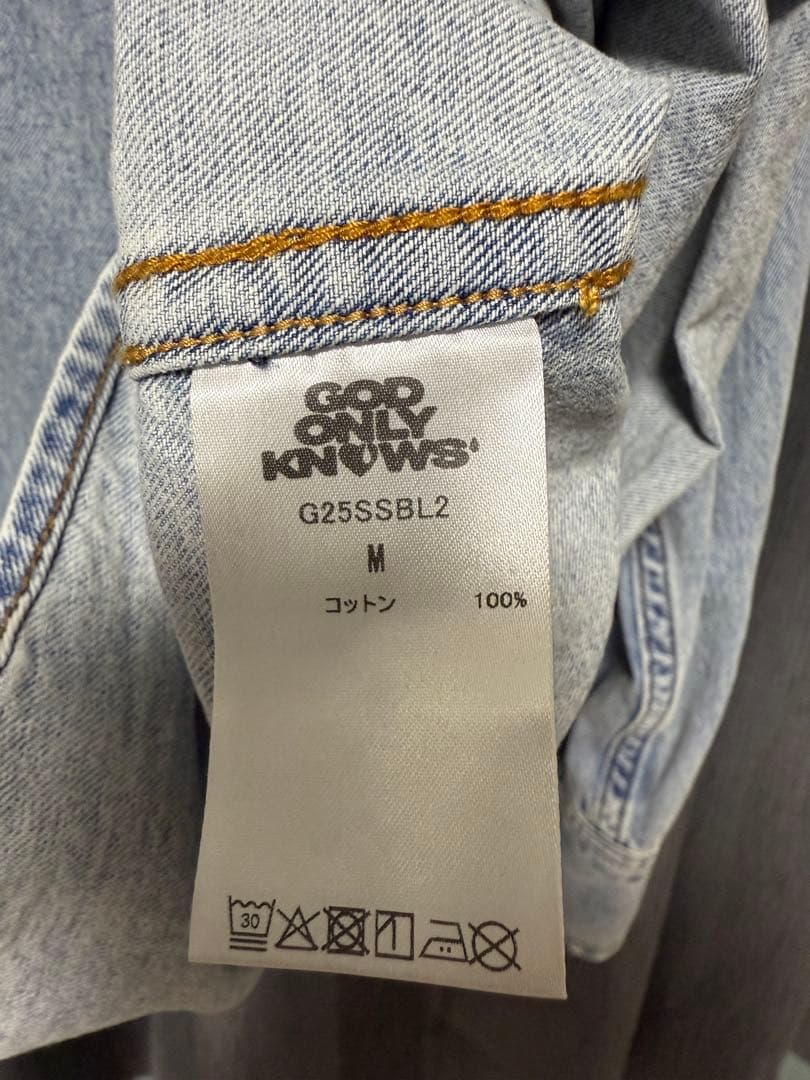 本日限定価格　岩田剛典　GOD ONLY KNOWS デニムシャツ