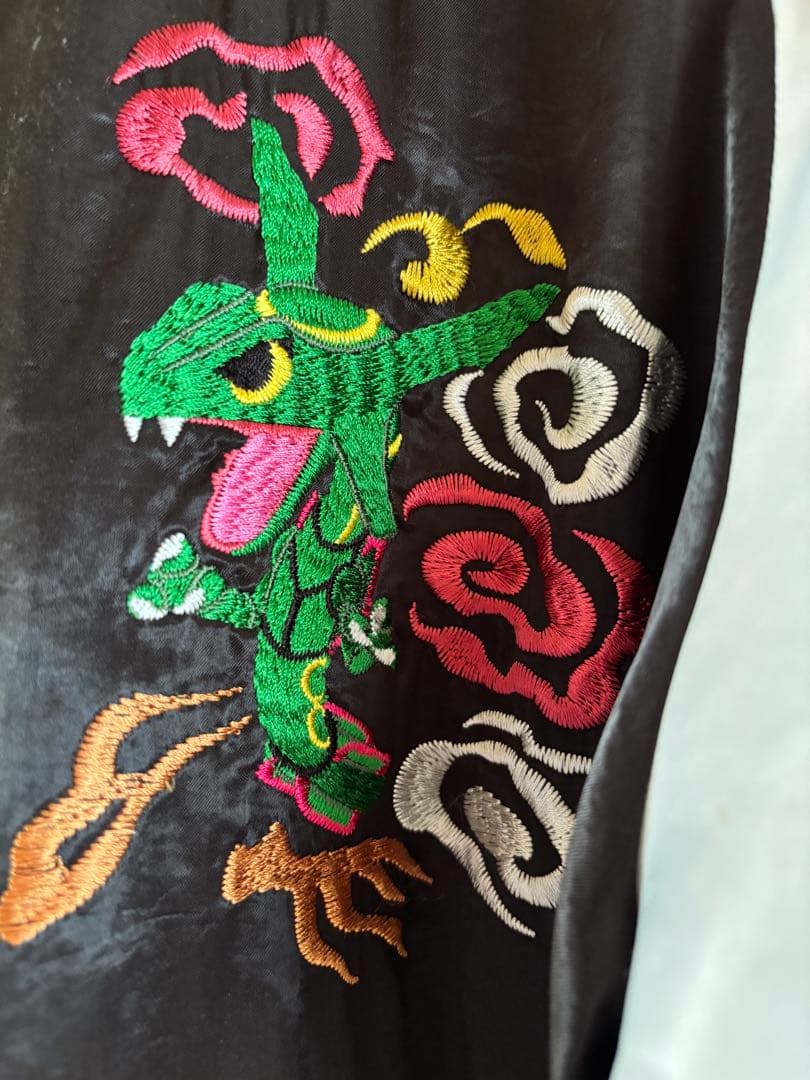 ポケモン　スカジャン　レックウザ pokemon time