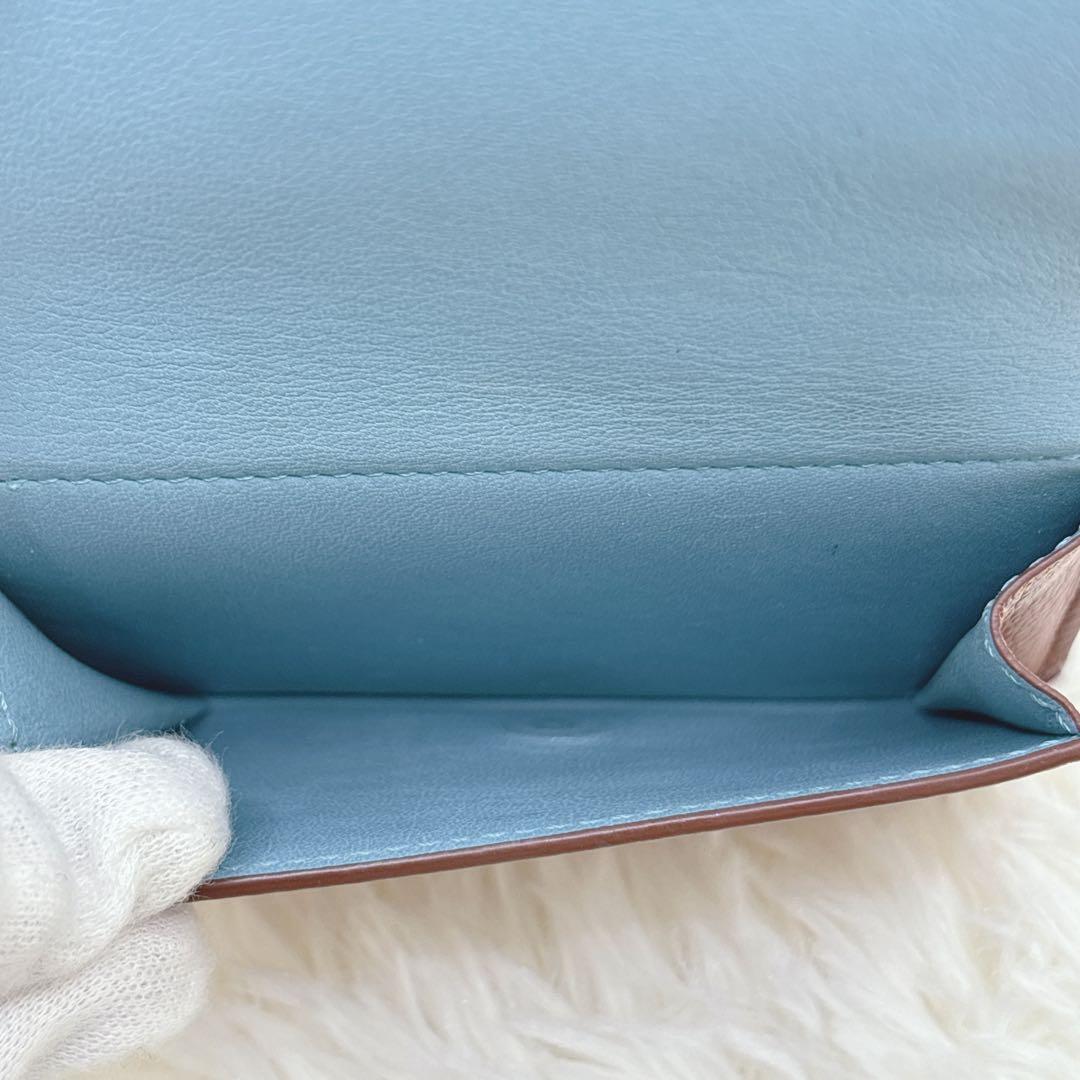 限定/極美品✨ロエベ コラボ ハウルの動く城 ヒン トライフォールドウォレット