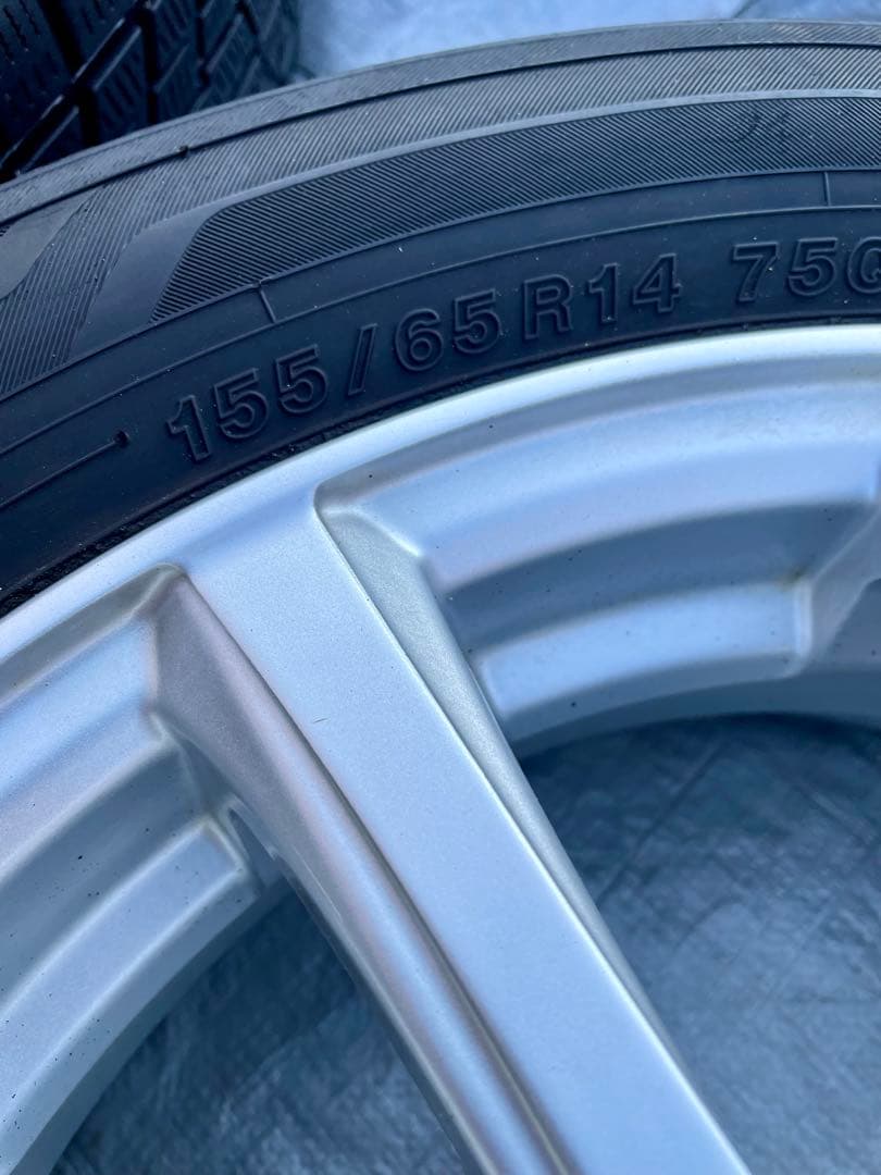 155/65R14 スタッドレスタイヤ ホイールセット