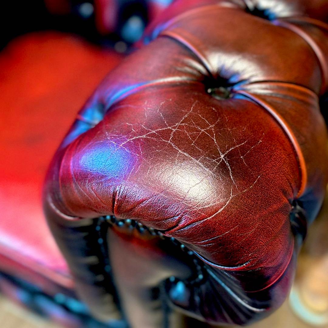 アンティーク・チェスタフィールド 1人掛けソファ