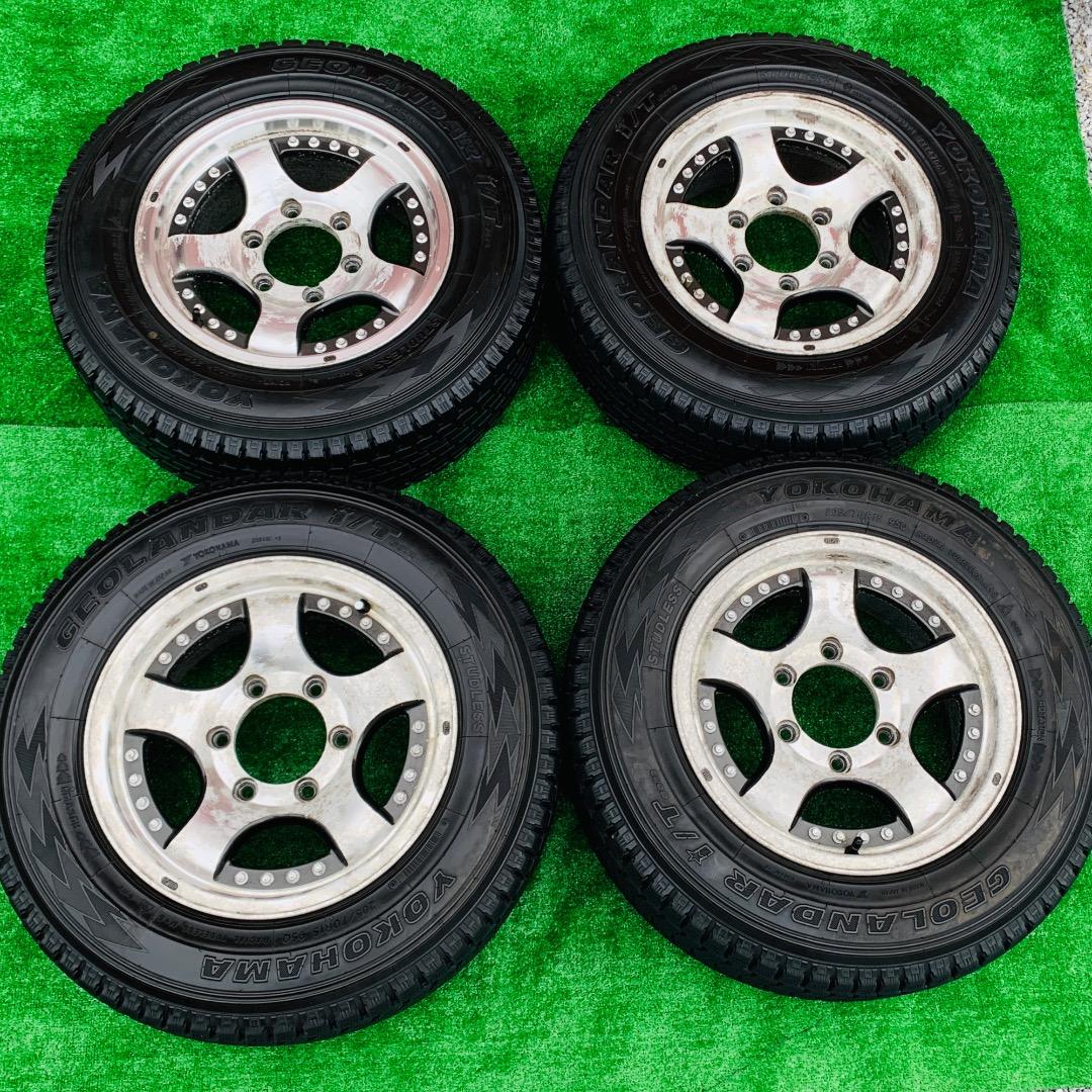 中古品 アルミ ホイール◆15インチ◆205/70R15◆06年 スタッドレス