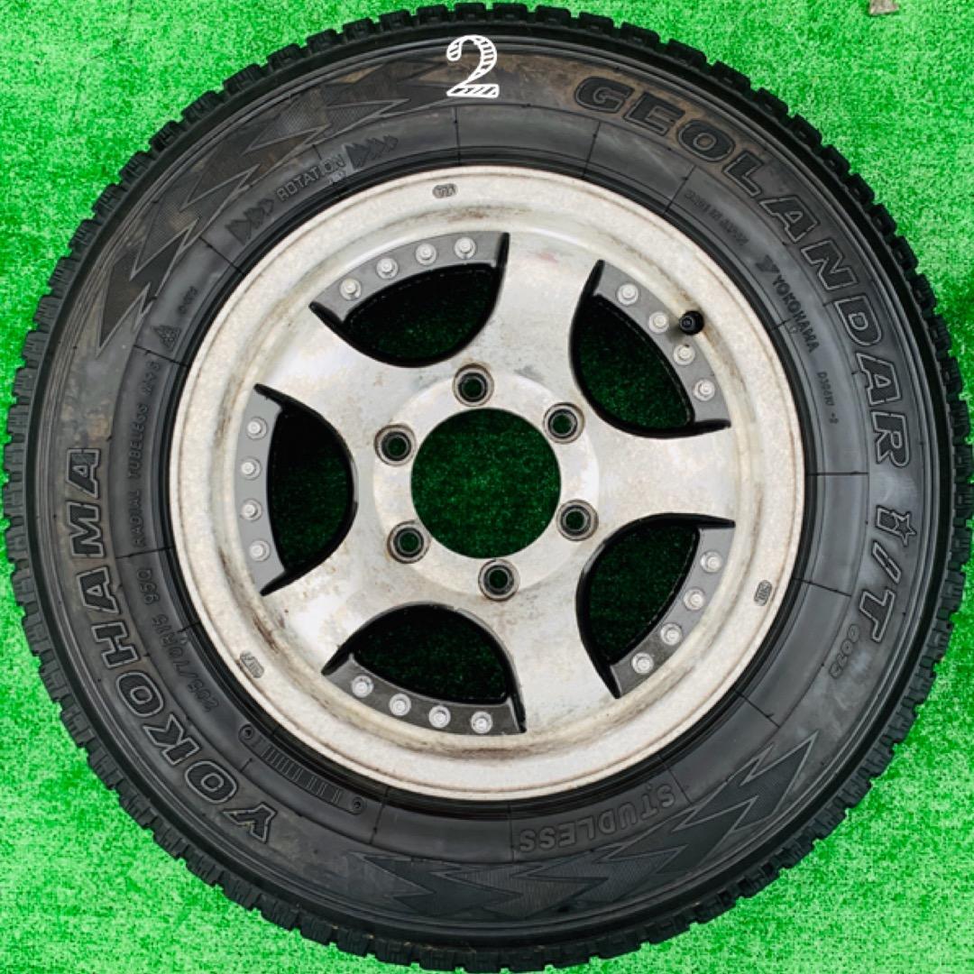 中古品 アルミ ホイール◆15インチ◆205/70R15◆06年 スタッドレス
