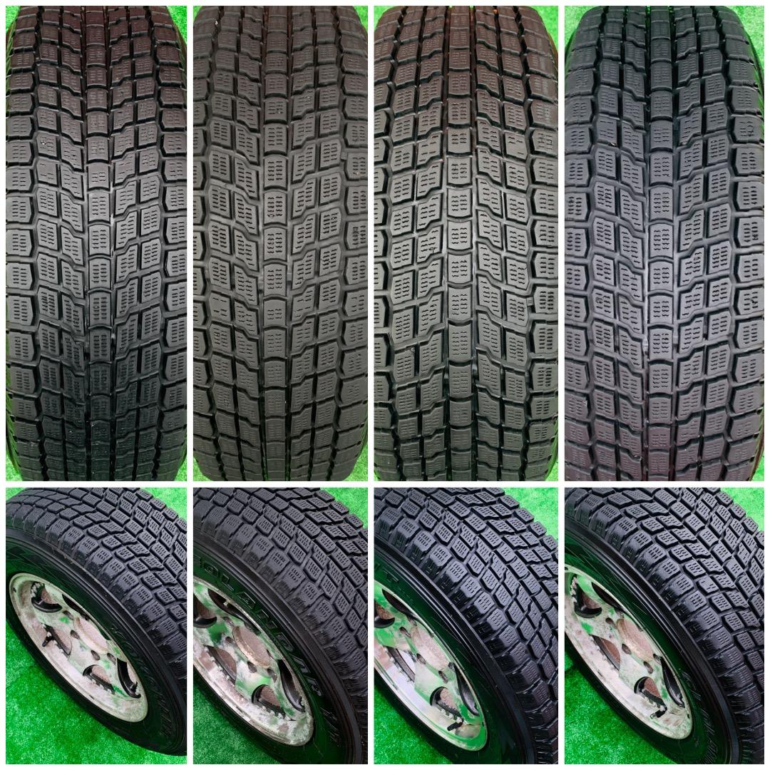 中古品 アルミ ホイール◆15インチ◆205/70R15◆06年 スタッドレス