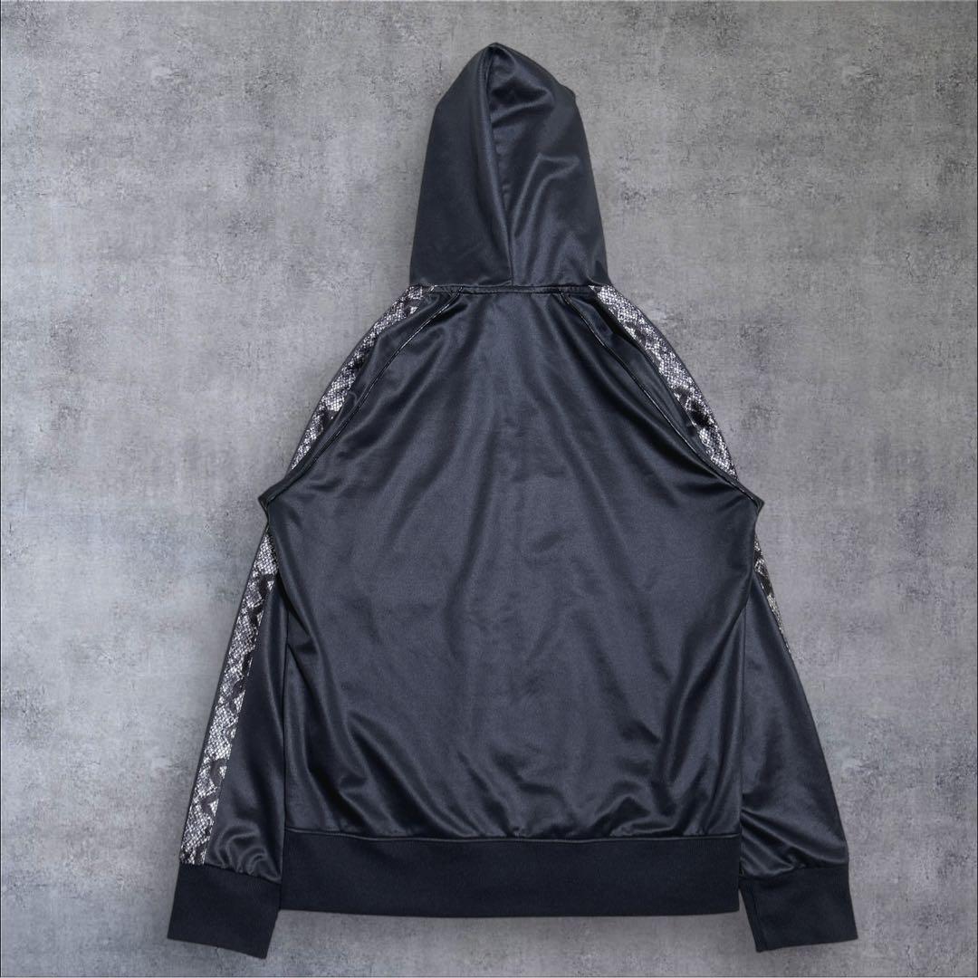 希少✨チャンピオン ジャージ セットアップ 魔裟斗モデル パイソン柄　黒　L