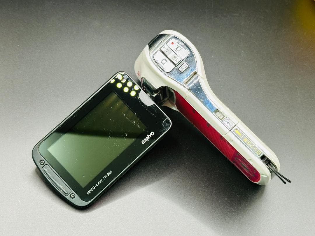 【美品/希少品】SANYO Xacti DMX-CA100 防水 ピンク 動作品