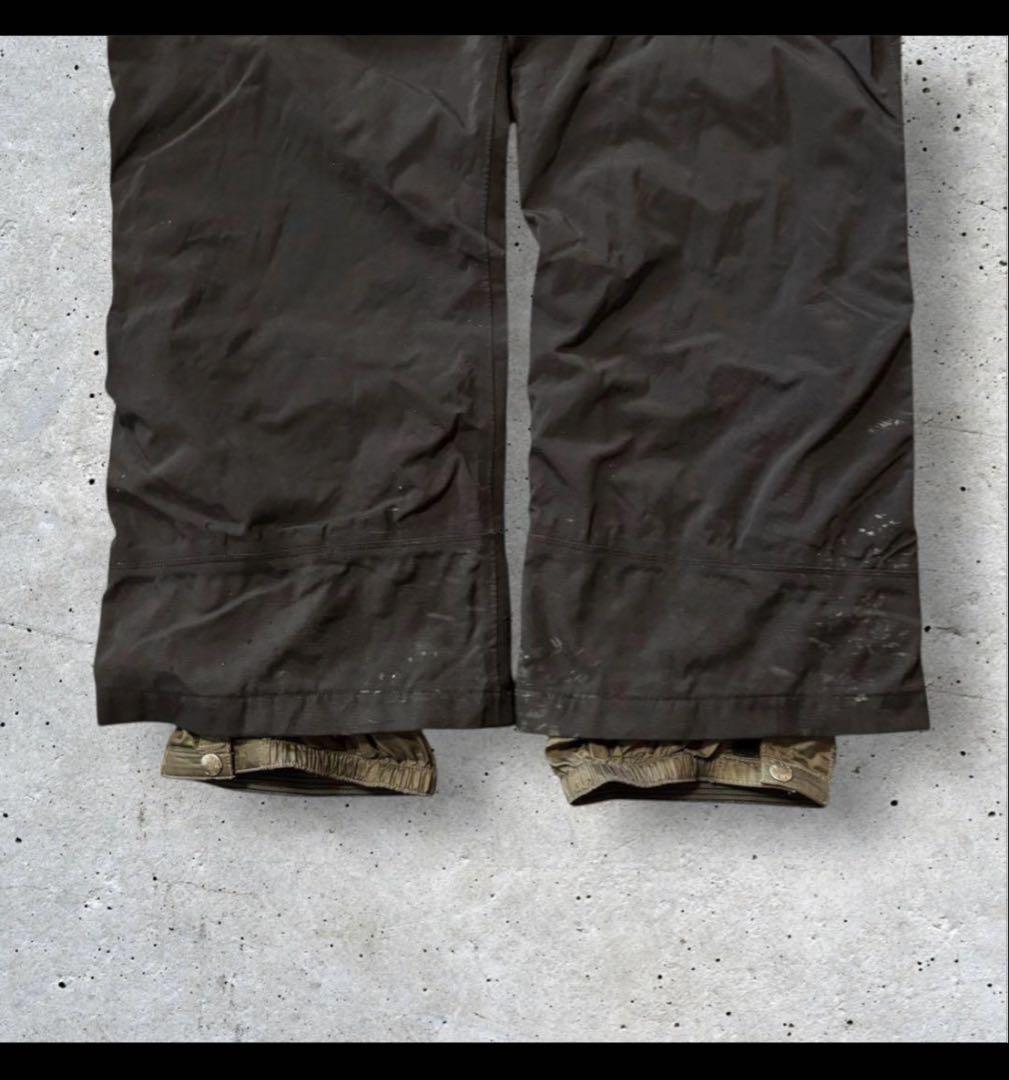 〈ザ・ノースフェイス〉スキー　スノボーパンツ　L 黒　ハイベント　刺繍ロゴ　k